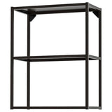 ENHET wall frame with shelves, anthracite, 60x30x75 cm