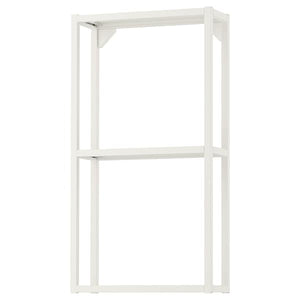 Ikea ENHET - Wall fr w shelves, white, 40x15x75 cm