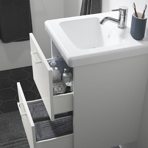 Ikea ENHET / TVÄLLEN - Washbasin/drawer/misc cabinet, white,44x43x65 cm