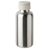 ENKELSPÅRIG water bottle, stainless steel/beige, 0.5 l