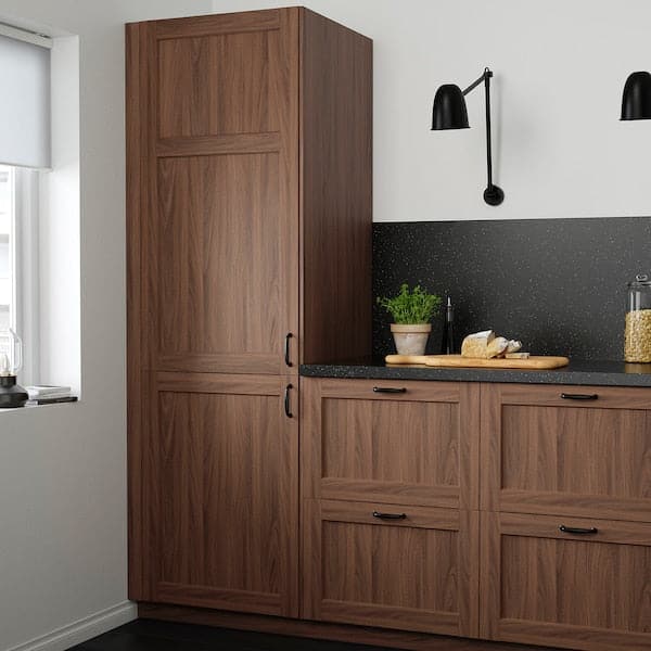ENKÖPING Door, brown walnut effect, 60x60 cm - best price from Maltashopper.com 90516589