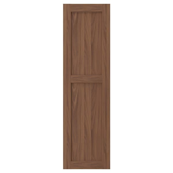 ENKÖPING door, brown walnut effect, 40x140 cm