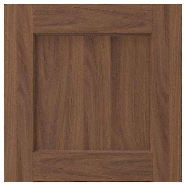 ENKÖPING door, brown walnut effect, 40x40 cm