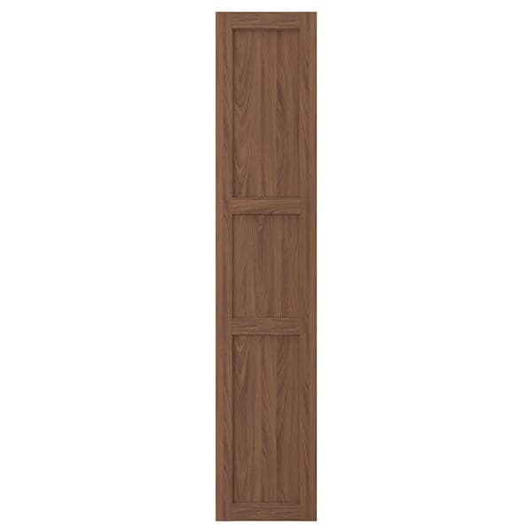 ENKÖPING door, brown walnut effect, 40x200 cm