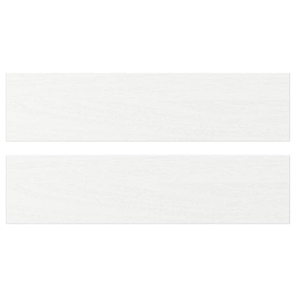 ENKÖPING drawer front, white wood effect, 40x10 cm