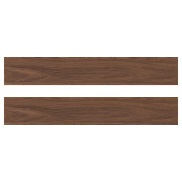 Ikea ENKÖPING - Drawer front, brown walnut effect, 60x10 cm