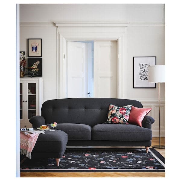 Ikea ESSEBODA - 3-seater sofa, Knäbäck/anthracite birch ,