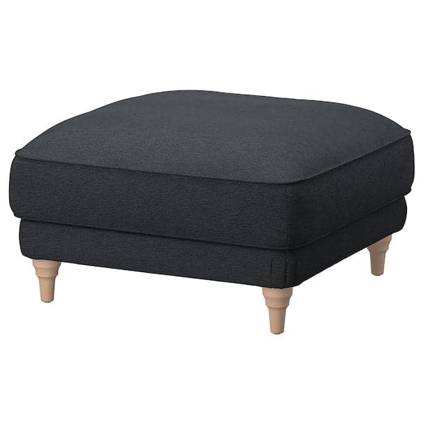 Ikea ESSEBODA - Footstool, Knäbäck / birch anthracite ,