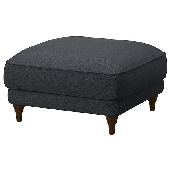 Ikea ESSEBODA - Footstool, Knäbäck anthracite/brown ,