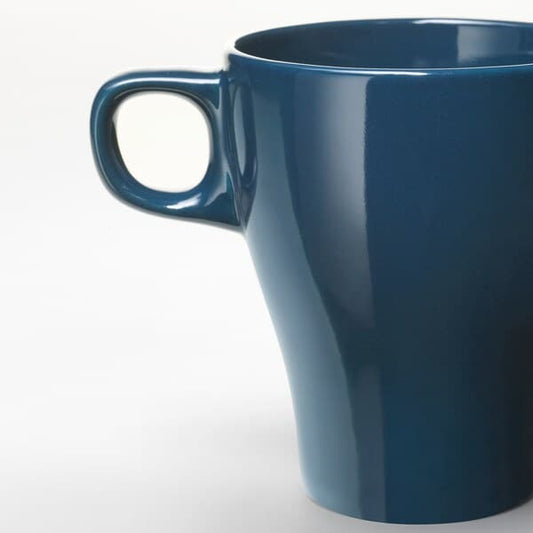 Ikea FÄRGRIK - Mug, dark turquoise, 25 cl