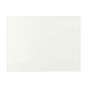 FÄRVIK 4 panels for sliding door frame, white glass, 75x236 cm