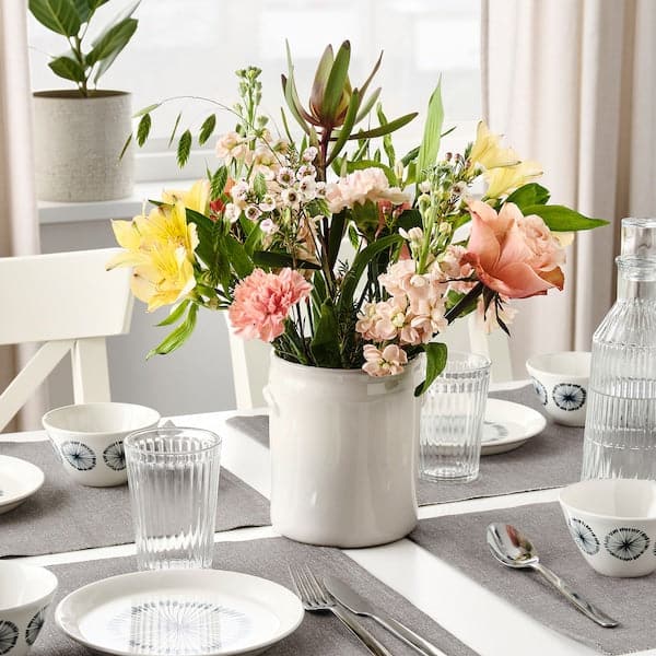 FALLENHET - Vase, white, 16 cm - best price from Maltashopper.com 20551703