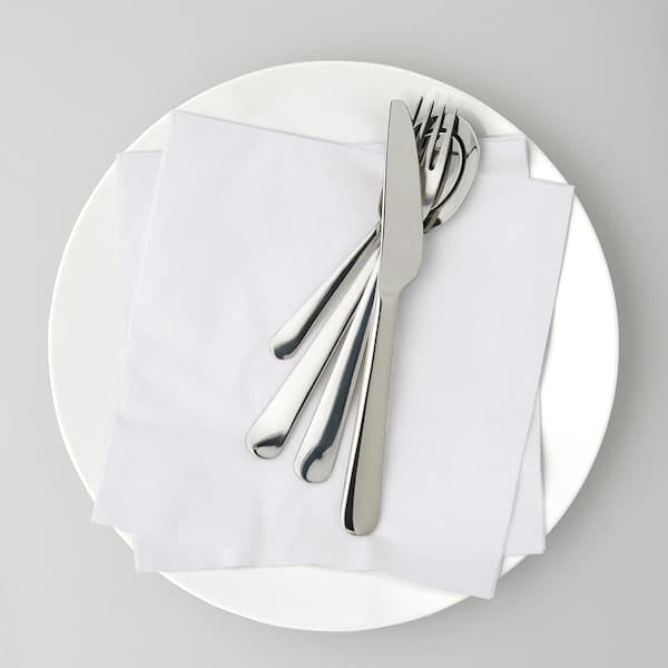 Ikea FANTASTISK - Paper napkin, white, 40x40 cm