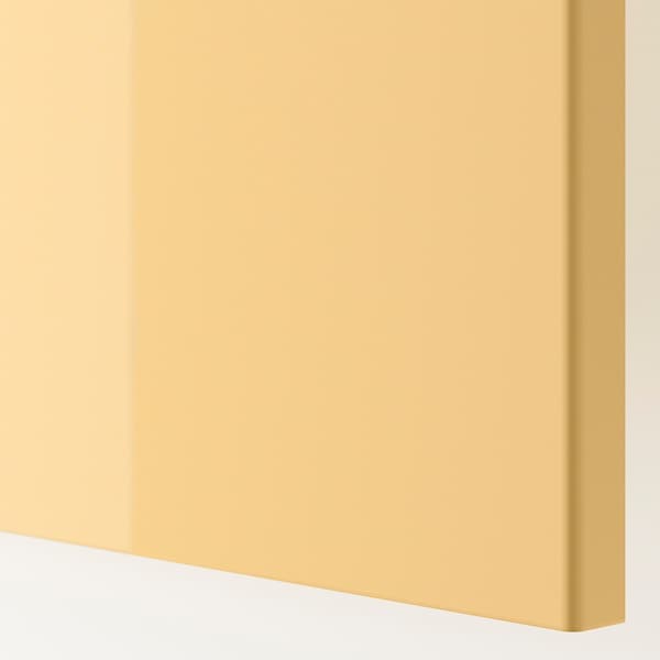 Ikea FARDAL - Door with hinges, high-gloss yellow , 50x195 cm