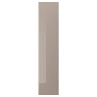 FARDAL door, high-gloss dark beige, 50x229 cm