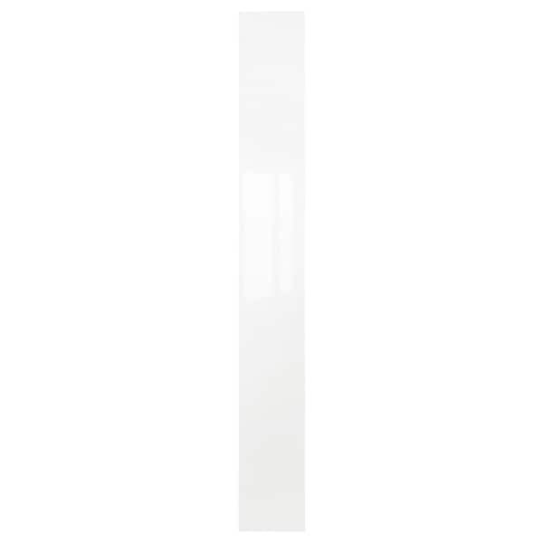 FARDAL door, high-gloss white, 25x229 cm