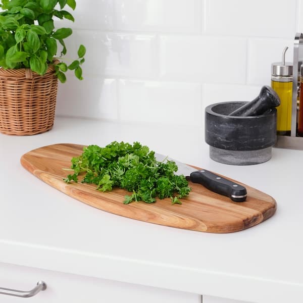 Ikea FASCINERA - Chopping board, acacia, 52x22 cm