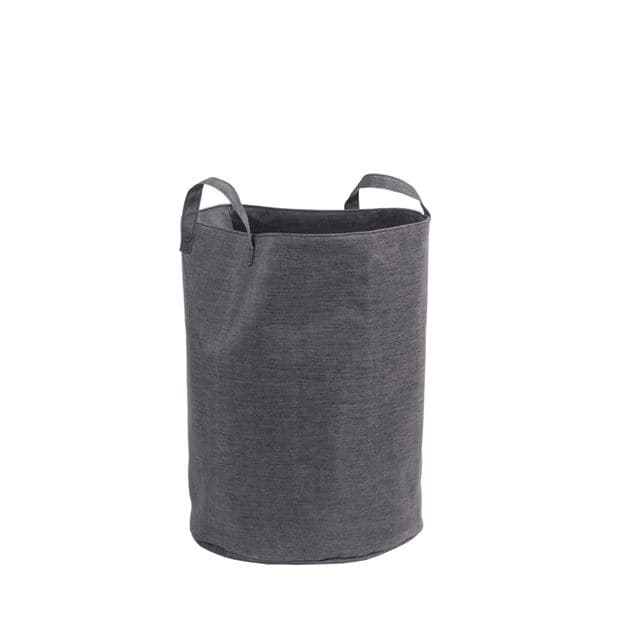 Casa RANGO Dark gray laundry basket H 55 cm - Ø 40 cm