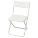 FEJAN chair, outdoor, foldable white, 40x89x42 cm