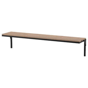 Ikea FJÄLLBO - Wall shelf, black, 101x20 cm