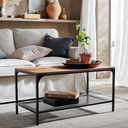 Ikea FJÄLLBO - Coffee table, black, 90x46 cm