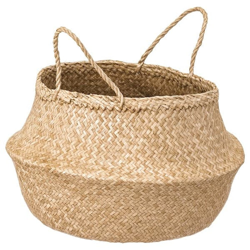 FLÅDIS - Basket, seagrass, 25 cm