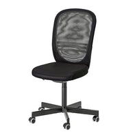FLINTAN office chair, black, 71x114x71 cm