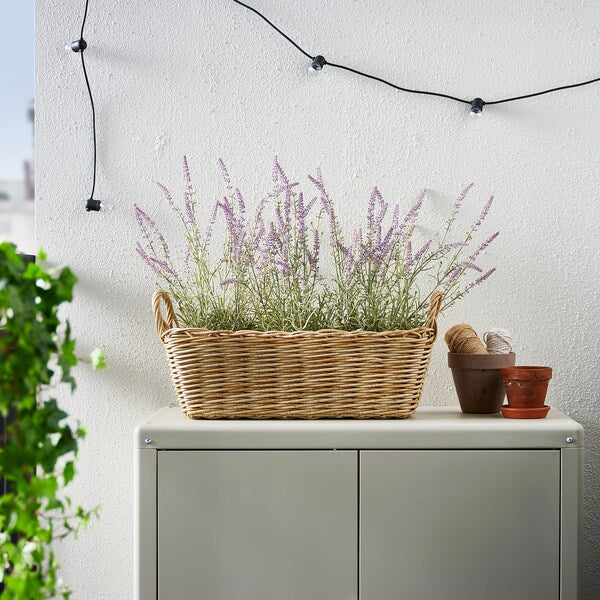 FLODBJÖRK - Planter, indoor/outdoor light dove grey,54x21 cm - best price from Maltashopper.com 80560728