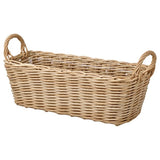 FLODBJÖRK flower box, in/outdoor light grey-brown, 54x21 cm