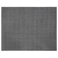 FLYGFISK place mat, dark grey, 38x30 cm