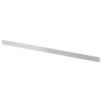 FÖRBÄTTRA cover strip and fittings, stainless steel colour, 59.7x2.2 cm