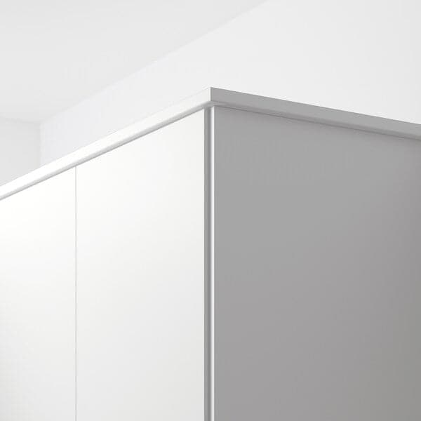 Ikea FÖRBÄTTRA - Rounded deco strip/moulding, matt white, 221 cm