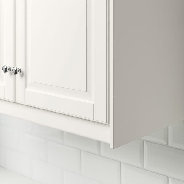 Ikea FÖRBÄTTRA - Rounded deco strip/moulding, off-white, 221 cm