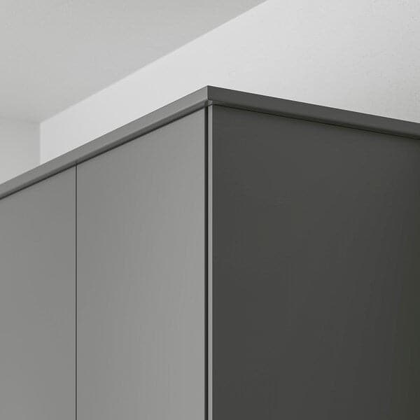 Ikea FÖRBÄTTRA - Rounded deco strip/moulding, dark grey, 221 cm