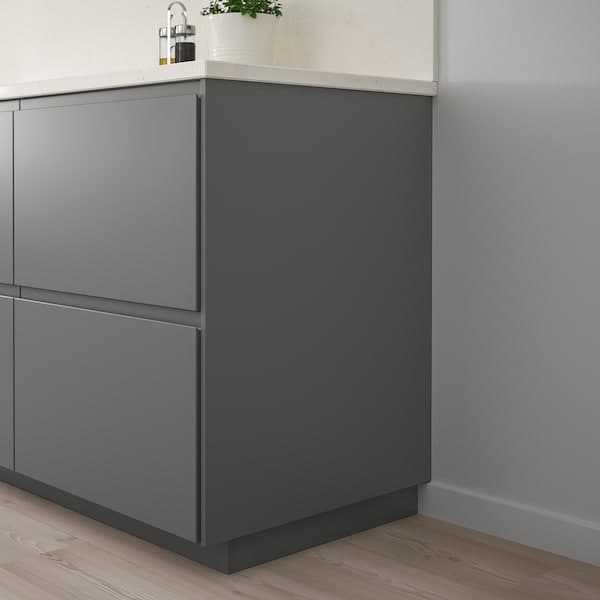 Ikea FÖRBÄTTRA - Cover panel, dark grey, 39x86 cm