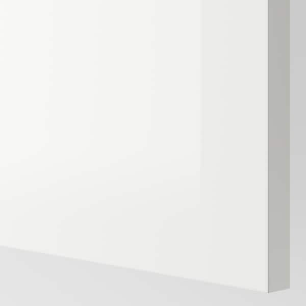 FÖRBÄTTRA - Cover panel, high-gloss white, 39x106 cm - best price from Maltashopper.com 80567838