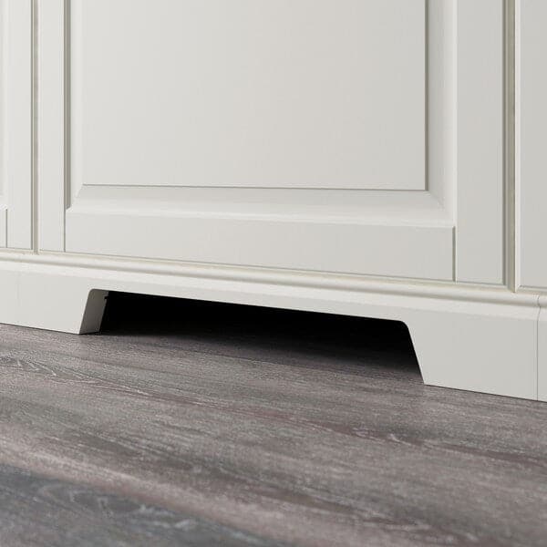 Ikea FÖRBÄTTRA - Decorative plinth with cut-out, off-white, 66x8 cm