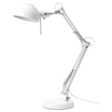 FORSÅ work lamp, white, 12 cm