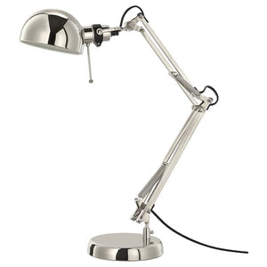 Ikea FORSÅ Working lamp - nickel-plated ,