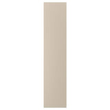 FORSAND door with hinges, grey-beige, 50x229 cm
