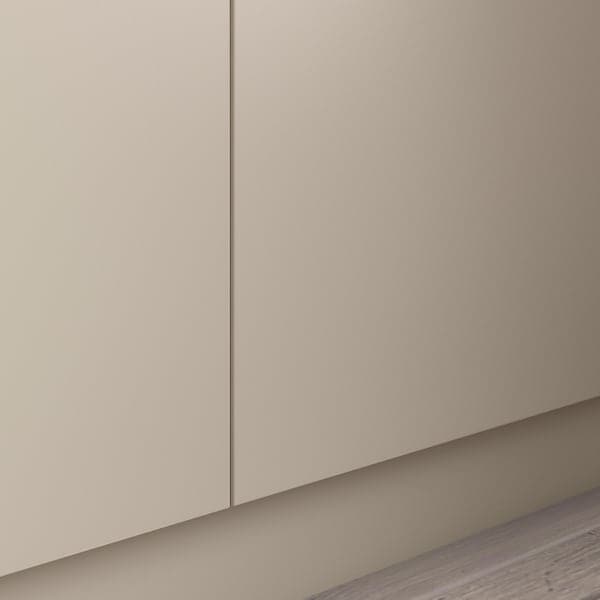 FORSAND - Door with hinges, beige, 50x195 cm - best price from Maltashopper.com 19436257
