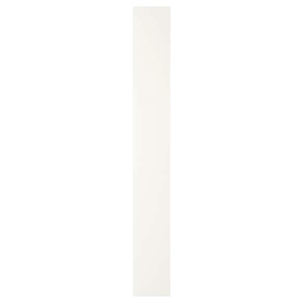 FORSAND - Door with hinges, white, 25x229 cm - best price from Maltashopper.com 29279474