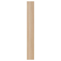 FORSAND door, white stained oak effect, 25x195 cm