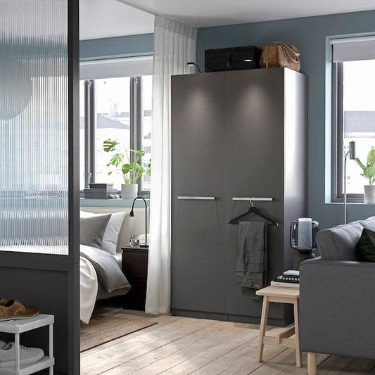 Ikea FORSAND - Door, dark grey, 50x195 cm