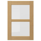 FORSBACKA glass door, oak, 40x60 cm