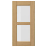FORSBACKA glass door, oak, 30x60 cm
