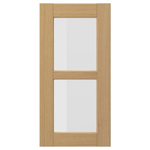 Ikea FORSBACKA - Glass door, oak, 30x60 cm