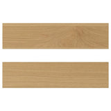FORSBACKA drawer front, oak, 40x10 cm, 2 pack