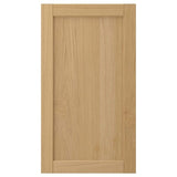 FORSBACKA front for dishwasher, oak, 45x80 cm