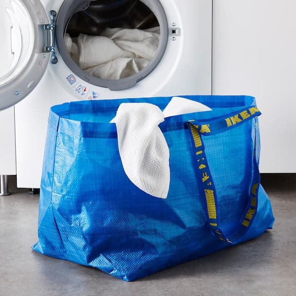 Ikea FRAKTA - Carrier bag, large, blue, 55x37x35 cm/71 l